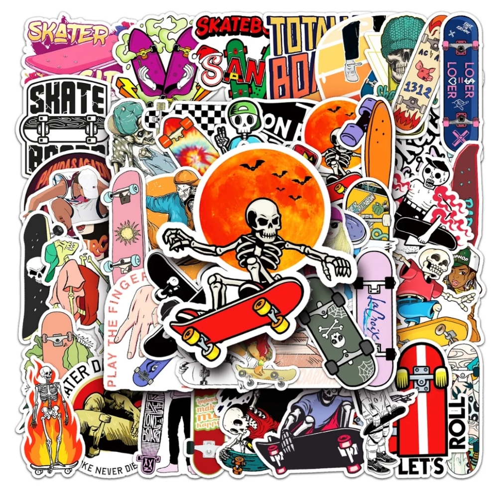 🍉5 for $25* Skateboarding Stickers
